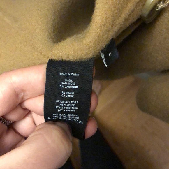 Theory 100% cashmere and wool city coat size S/P - Picture 6 of 6